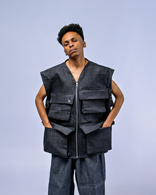 Dashiki Grand style Denim Top